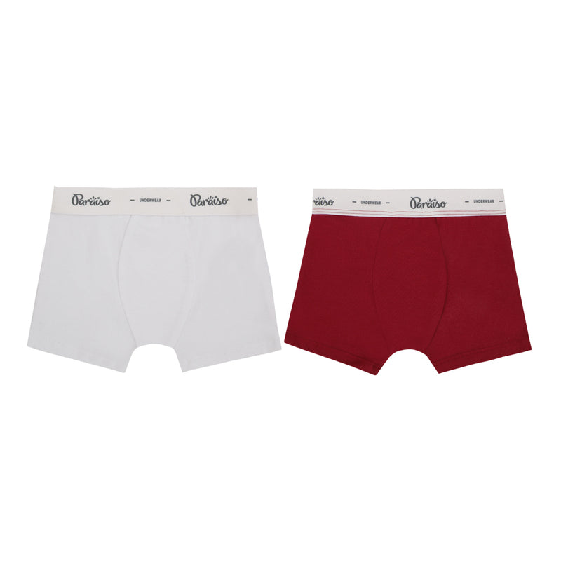 Cueca Infantil Paraiso Kit 2 Peças Elástico Personalizado Conforto Kids - Image 2