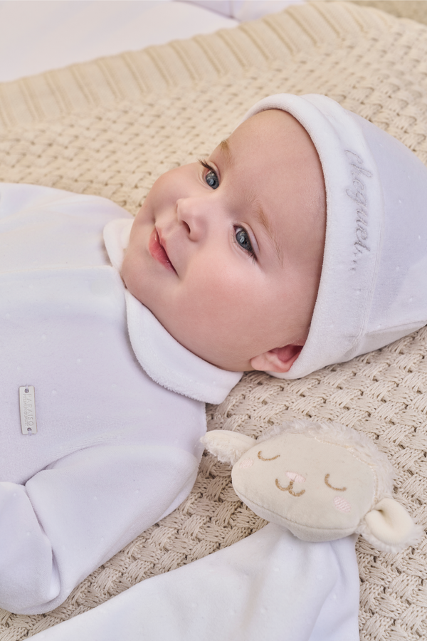 Kit Bebê Paraiso Inverno 3 Peças com Naninha e Bordado Exclusivo