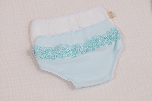 Kit Calcinha Paraiso Baby Feminina com Renda e Malha Conforto