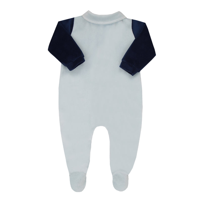 Macacão Longo Paraiso Tricô Plush Toque Macio Inverno Bebê Masculino - Image 5