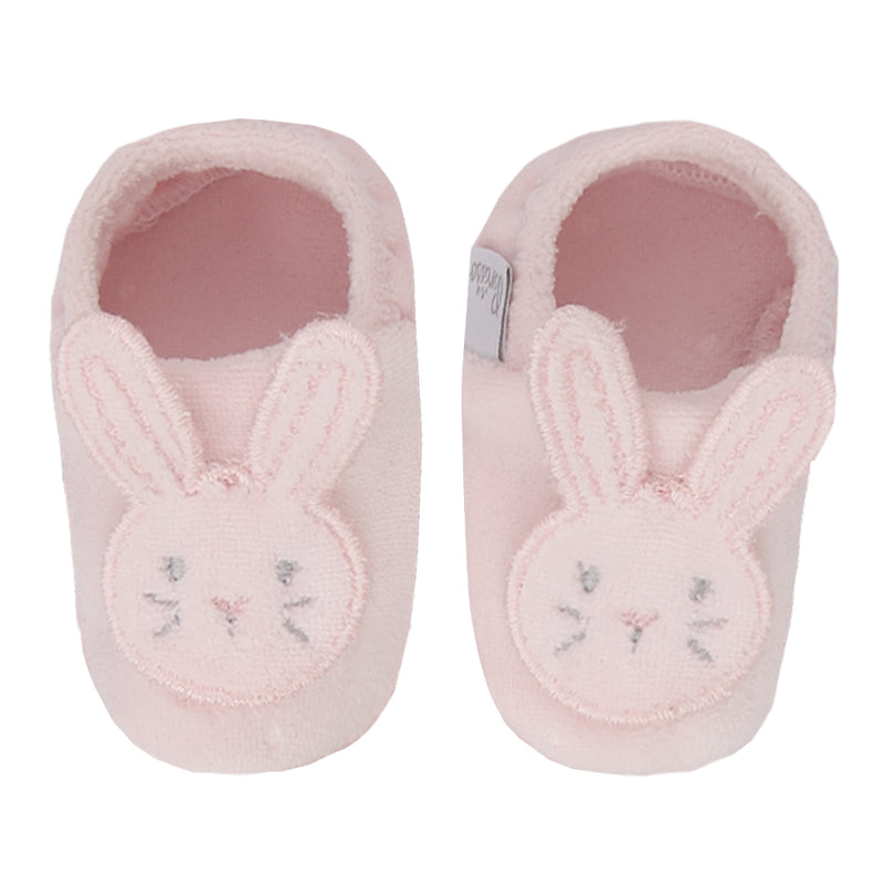 Pantufa Baby Plush Poá com Bordado Patch, Elástico e Sola Dupla Unissex - Image 2