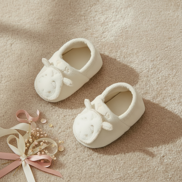 Pantufa Paraiso Plush Poá Unissex com Bordado e Sola Dupla - 19385