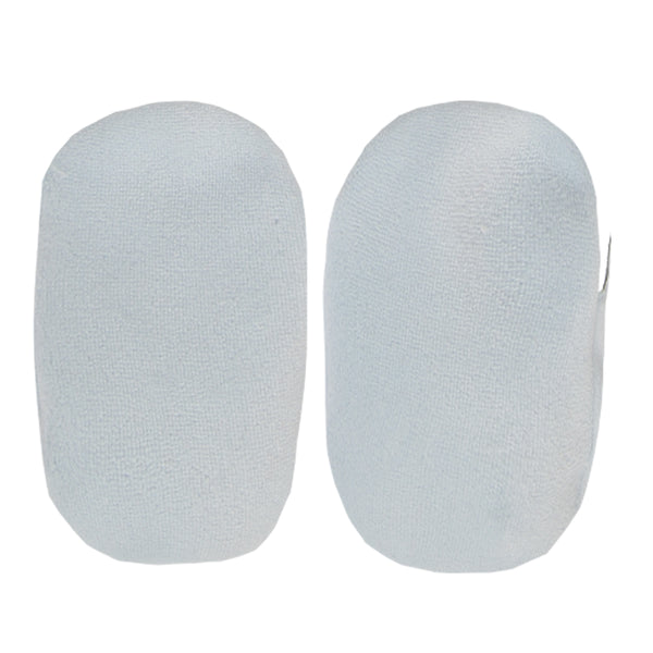 Pantufa Paraiso Plush Poá Unissex com Bordado e Sola Dupla Azul claro