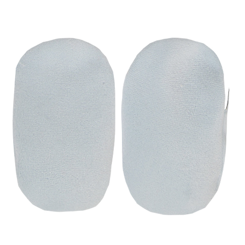 Pantufa Paraiso Plush Poá Unissex com Bordado e Sola Dupla Azul claro - Image 2