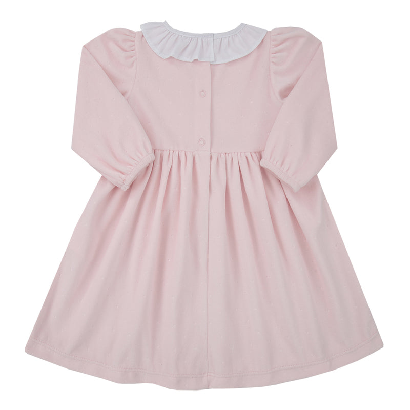 Vestido Paraiso Cerimônia Bebê Plush com Babado e Laço Exclusivo Inverno - Image 5