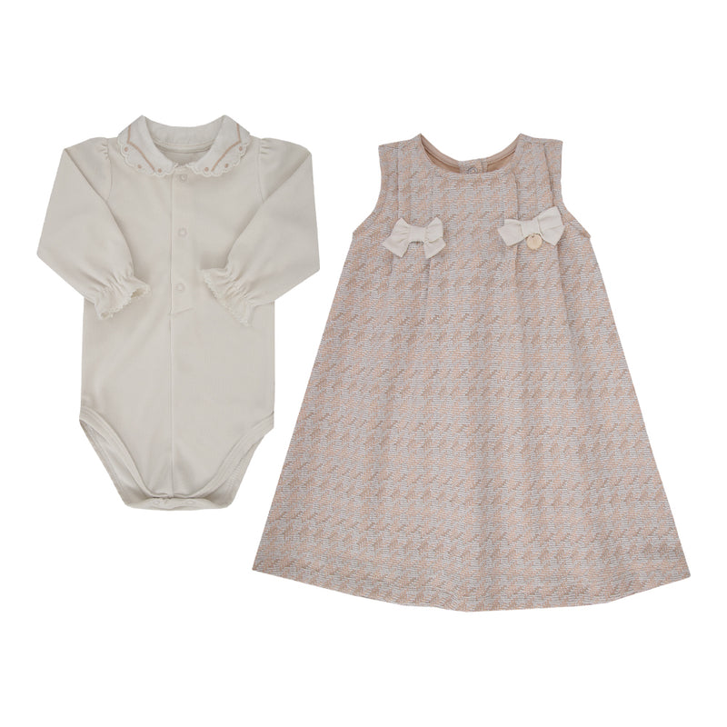 Vestido Longo com Body Plush e Laços Paraiso Inverno Feminino - Image 2