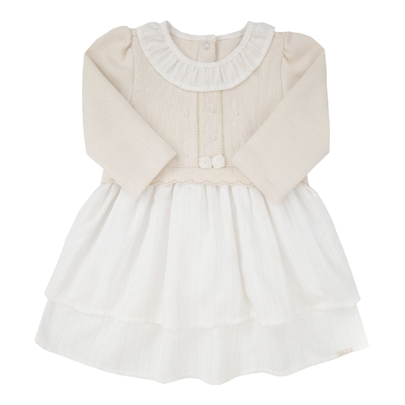 Vestido Cerimônia Paraíso com Babado, Pérolas e Florzinhas - Image 2