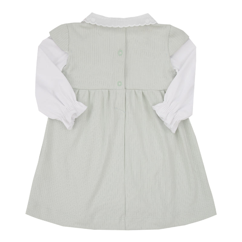 Vestido Paraiso Meia Estação com Gola Chiffon e Laço Exclusivo - Image 5