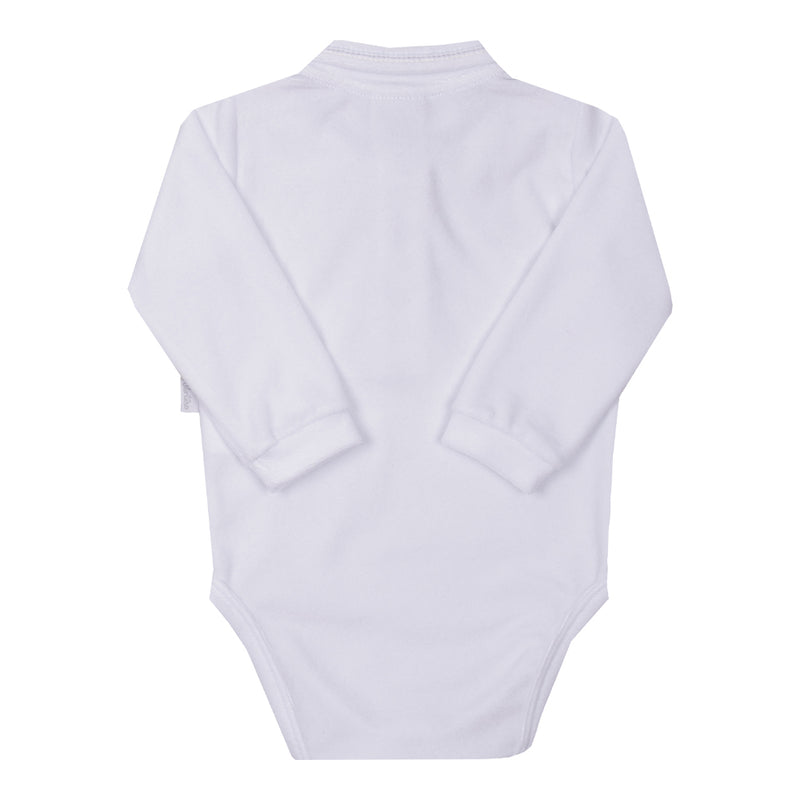 Body Paraíso Plush Manga Longa com Gola Bordada para Bebê - Image 2