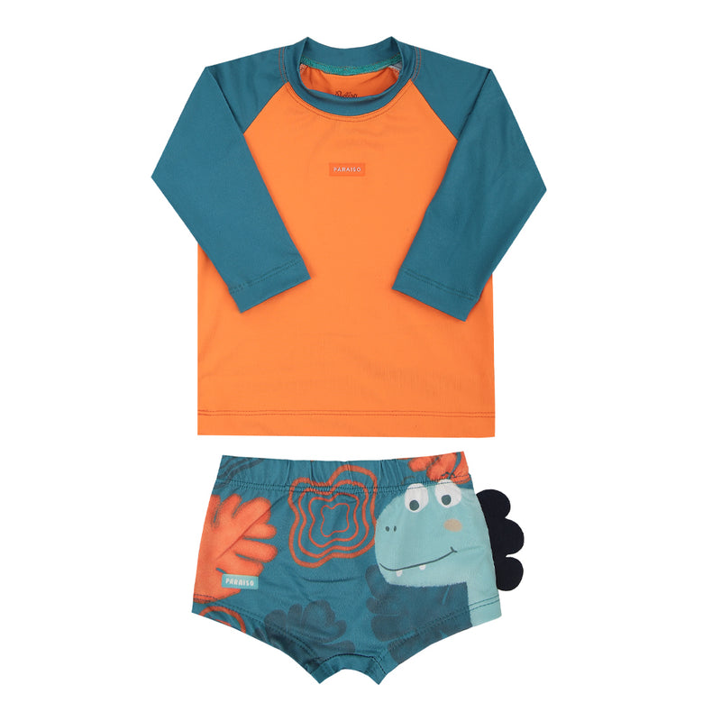 Conjunto Praia Masculino Paraiso com Proteção UV e Blusa Manga Longa - Image 5
