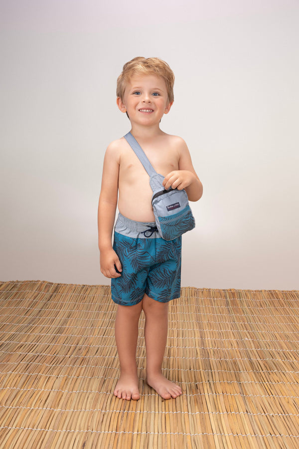 Shorts de Banho Masculino Paraiso Surf com Bolsa Bag Estilosa