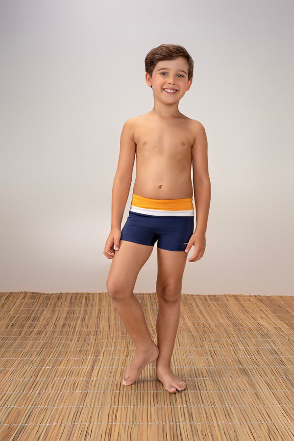 Sunga Infantil Paraiso Praia Tradicional com Proteção UV 50+ e Conforto