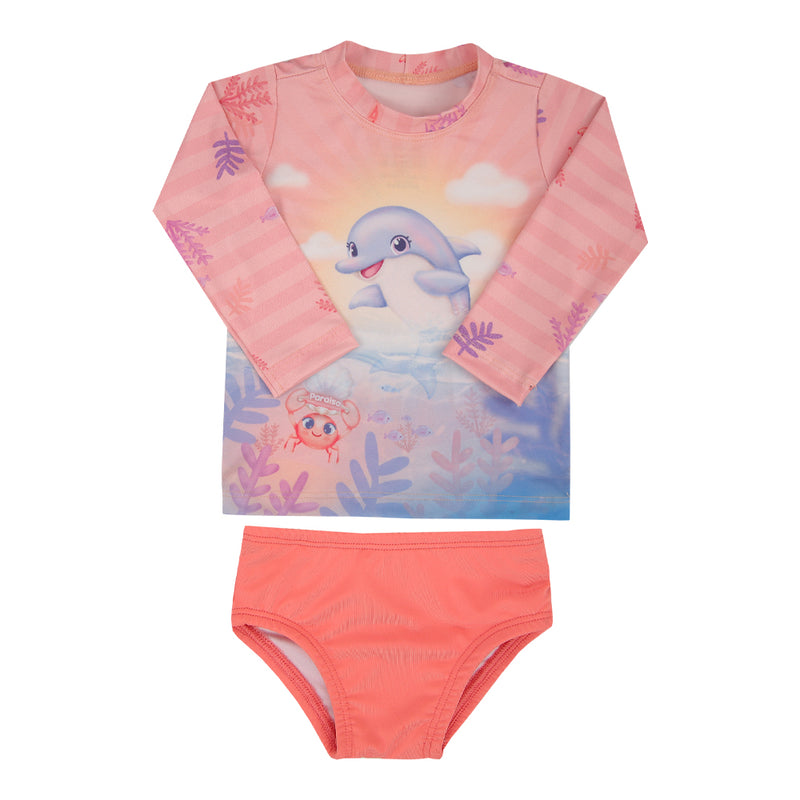 Conjunto Praia Feminino Paraiso Manga Longa UV 50+ Conforto Verão - Image 5