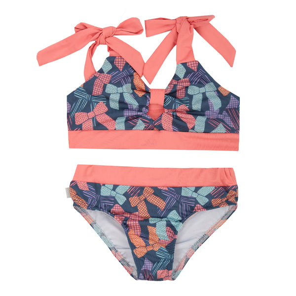 Biquíni Infantil Paraiso Praia UV 50+ Alça Ajustável e Secagem Rápida