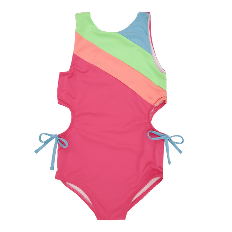 Maiô Regata Paraiso Praia com Proteção UV e Detalhe de Laço Infantil - Image 5