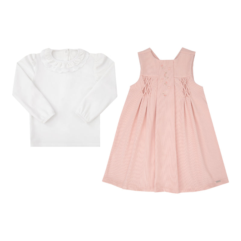 Vestido Paraiso Kids Manga Longa com Pérolas e Bordado Especial - Image 5