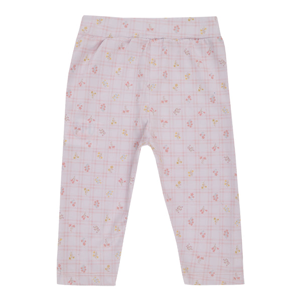 Calça Bebê Letut Malha Estampada Conforto Recortes e Elástico