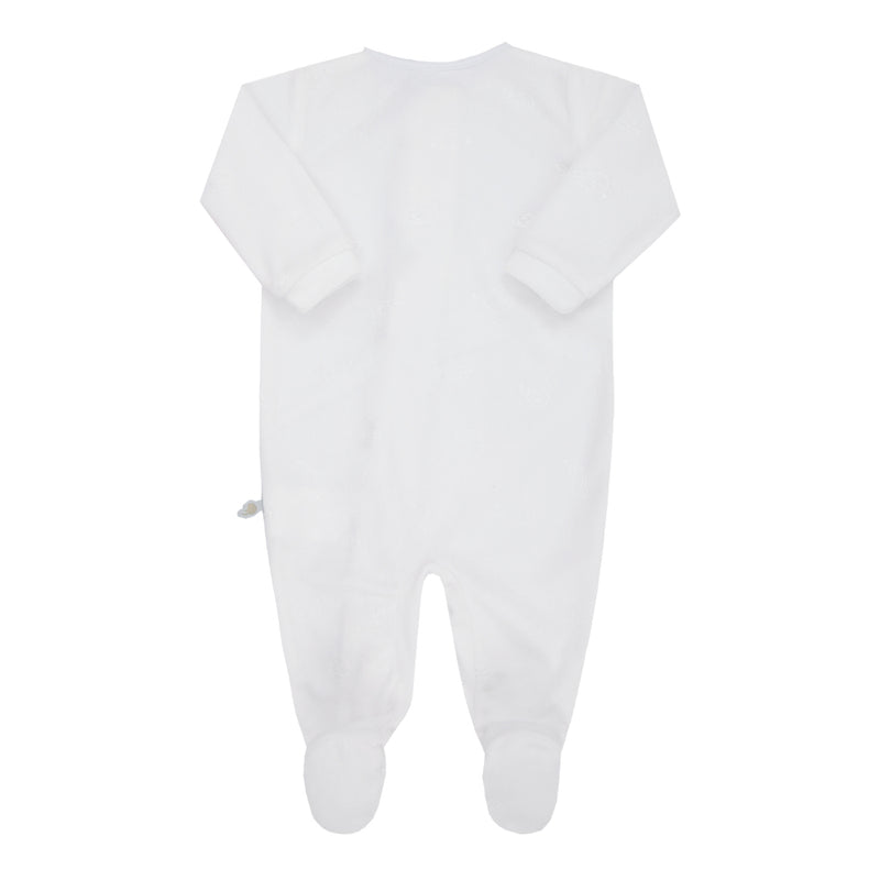 Macacão Longo Letut Plush Exclusivo Zíper Duplo Estampa Passarinho Bebê - Image 8