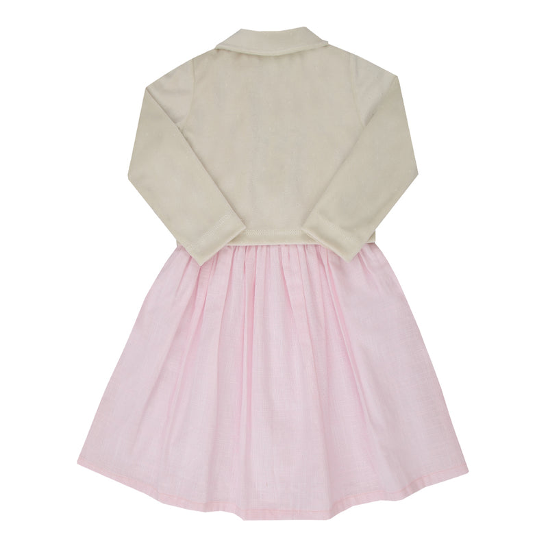 Vestido Festa Manga Copinho com Bolero Plush Paraiso Kids Inverno - Image 5