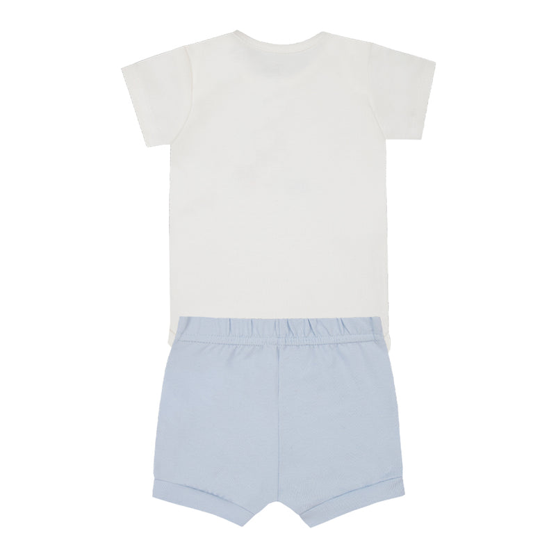 Conjunto Baby Letut Ursinho Bordado com Shorts Algodão Manga Curta - Image 5