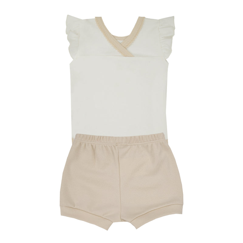 Conjunto Letut Suedine Egípcio Bordado Ursinha e Babados Feminino - Image 5