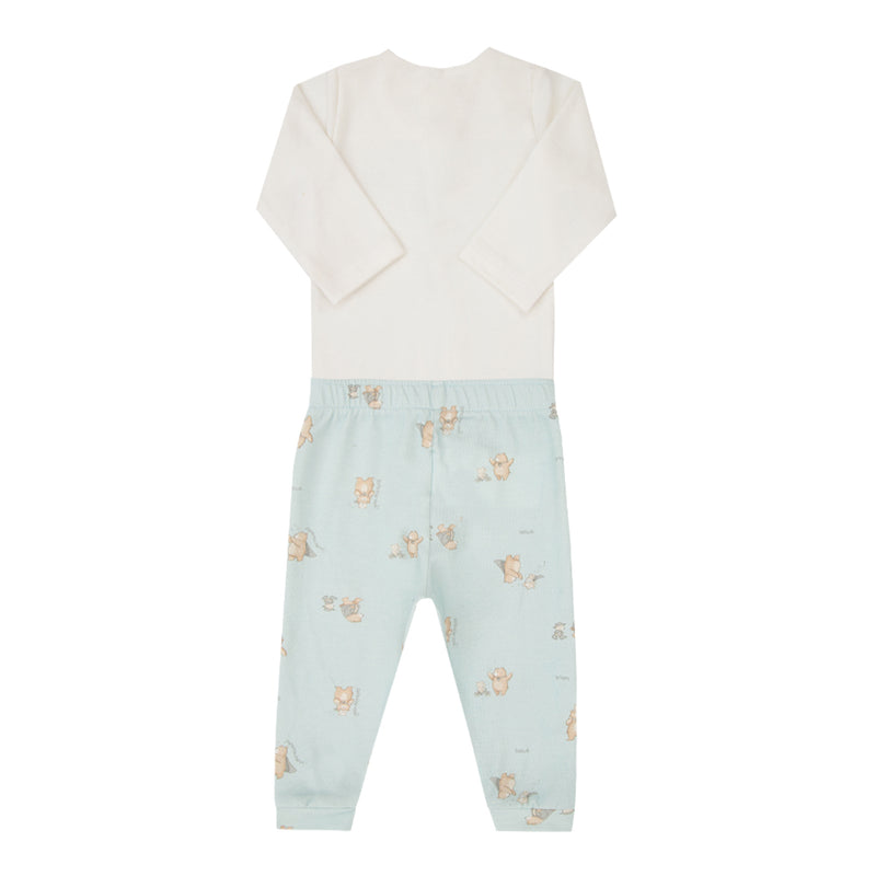 Conjunto Baby Manga Longa Letut Ursinhos Prematuro Meia Estação - Image 5
