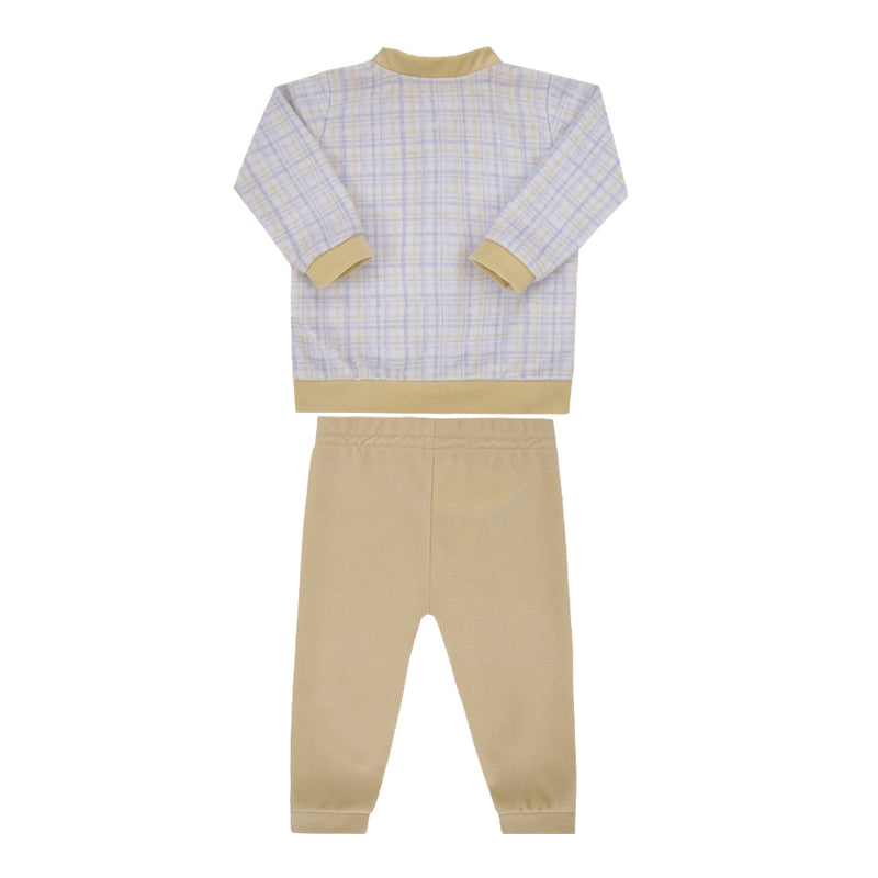 Conjunto Letut Plush Exclusivo Bordado Ursinho Manga Longa RN-P - Image 5
