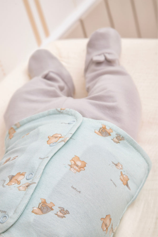 Conjunto Baby Letut Ursinhos Manga Longa com Orelhinhas Meia Estação