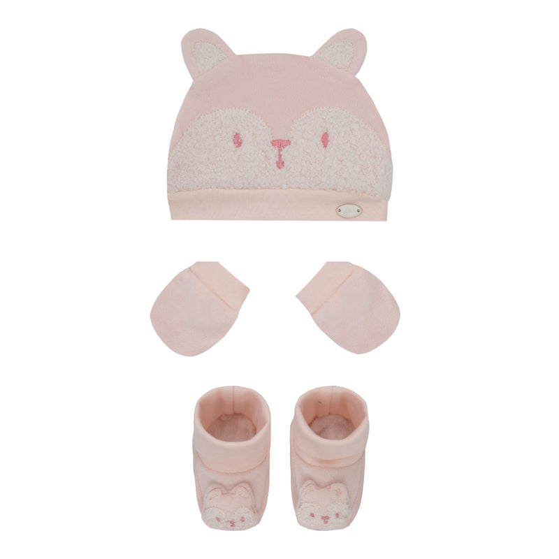 Kit Recém-Nascido Letut Inverno Plush 3 Peças com Bordado e Patch - Image 5