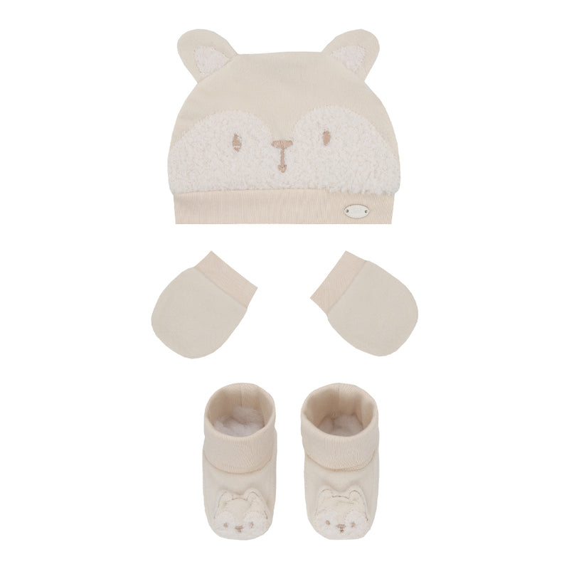 Kit Recém-Nascido Letut Inverno Plush 3 Peças com Bordado e Patch - Image 2