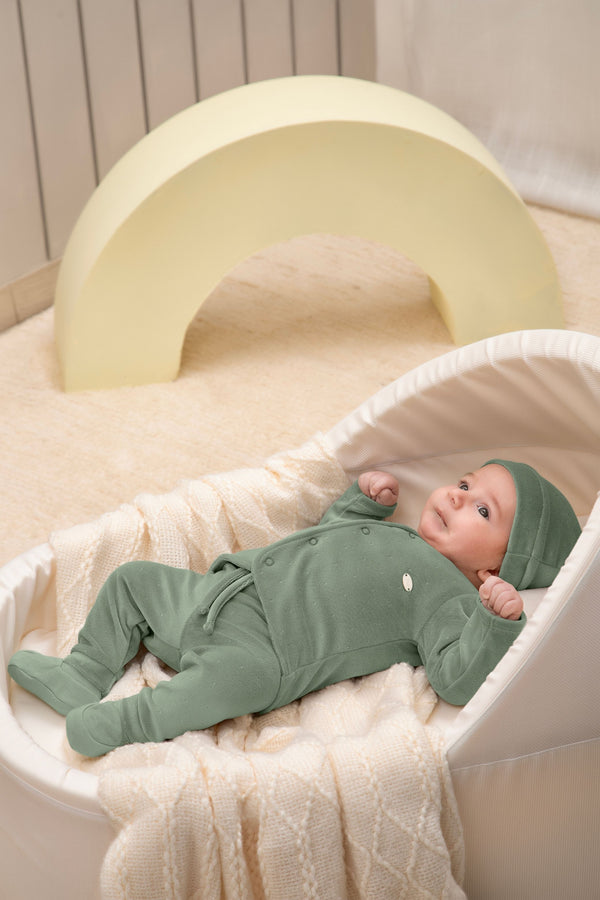 Kit Recém-Nascido Letut Inverno 4 Peças Plush e Body Conforto