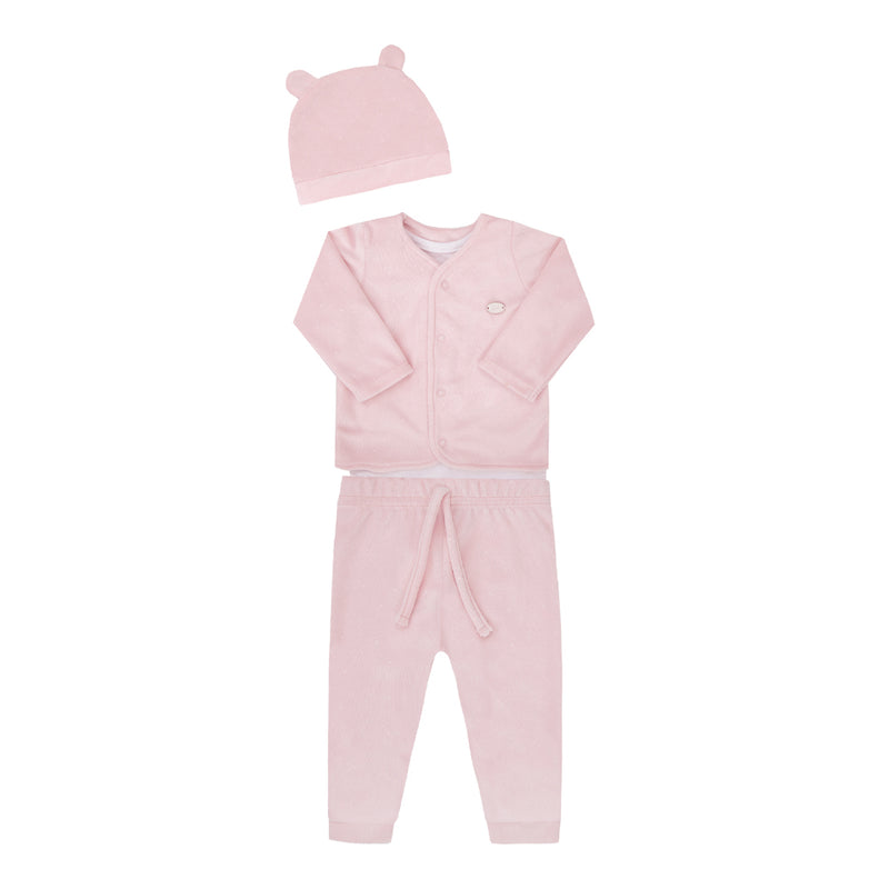 Kit Recém-Nascido Letut Inverno 4 Peças Plush e Body Conforto - Image 5