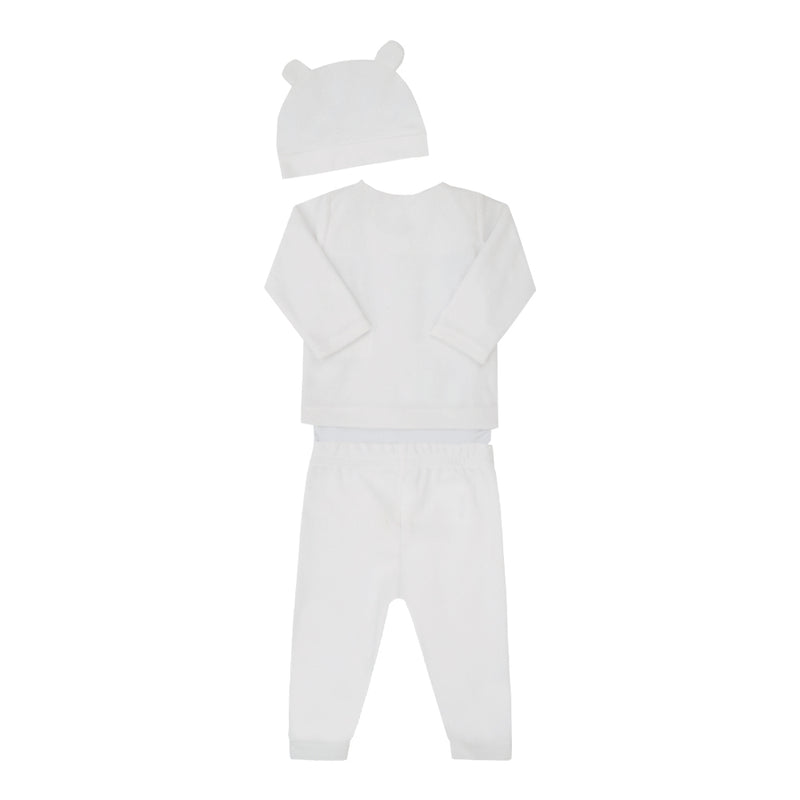 Kit Recém-Nascido Letut Inverno 4 Peças Plush e Body Conforto - Image 8