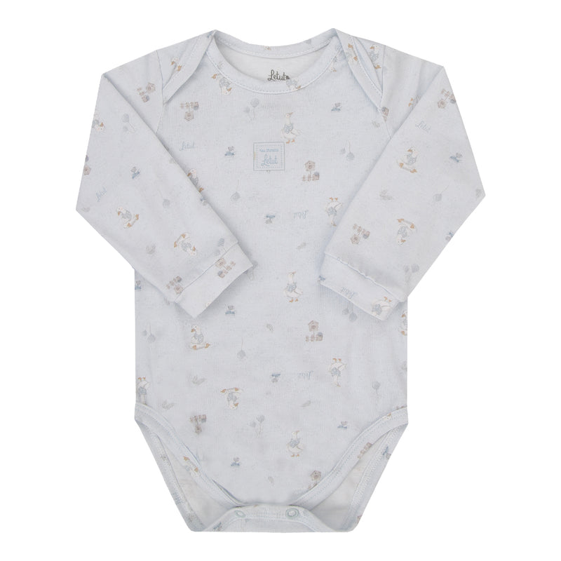 Body Longo Masculino Letut Baby com Estampa Exclusiva e Etiqueta Personalizada - Image 2