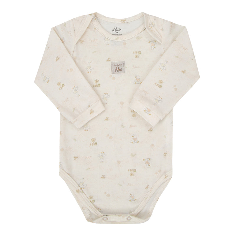 Body Longo Letut Baby Unissex com Estampa Exclusiva e Etiqueta Personalizada - Image 2