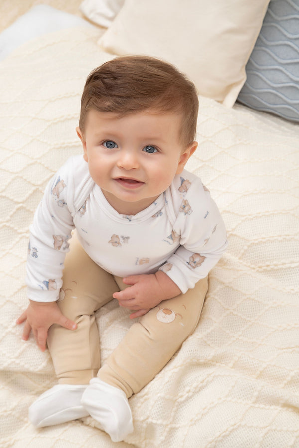 Conjunto Baby Letut Inverno Plush Ursinhos e Bordado Artesanal Masculino