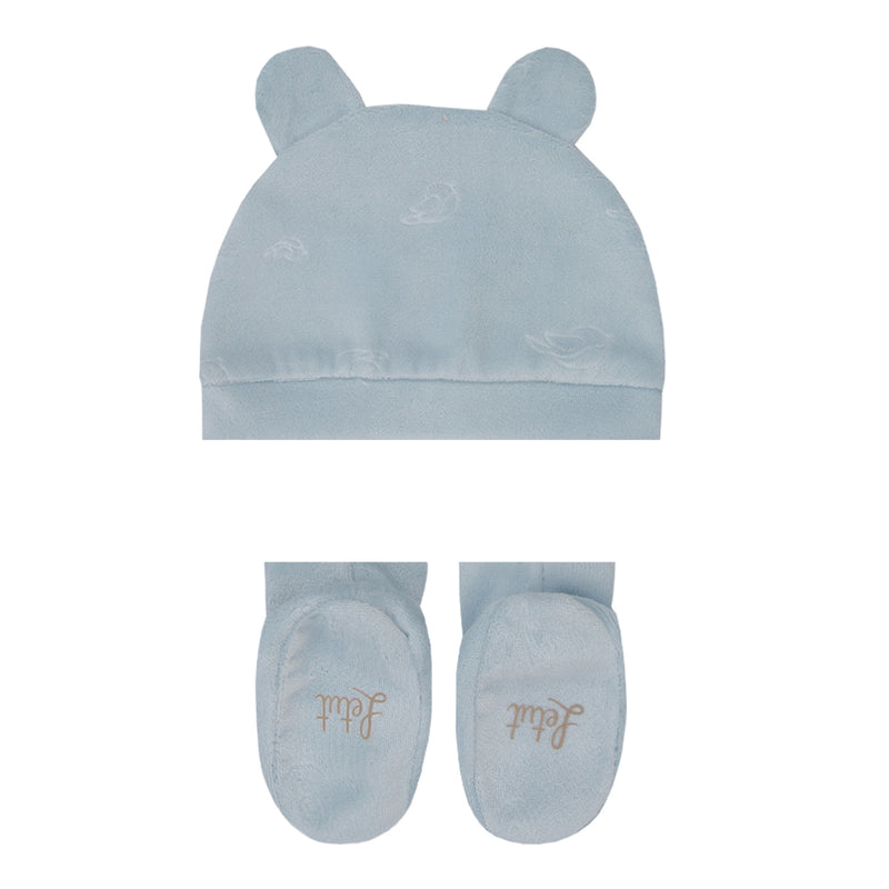Kit Recém-Nascido Letut Plush Luxo Touca e Pantufa Orelhinhas - Image 8