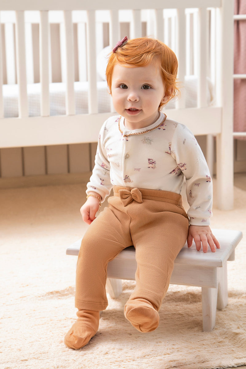 Conjunto Baby Feminino Letut Inverno Plush e Malha com Bordado 3D - Image 2