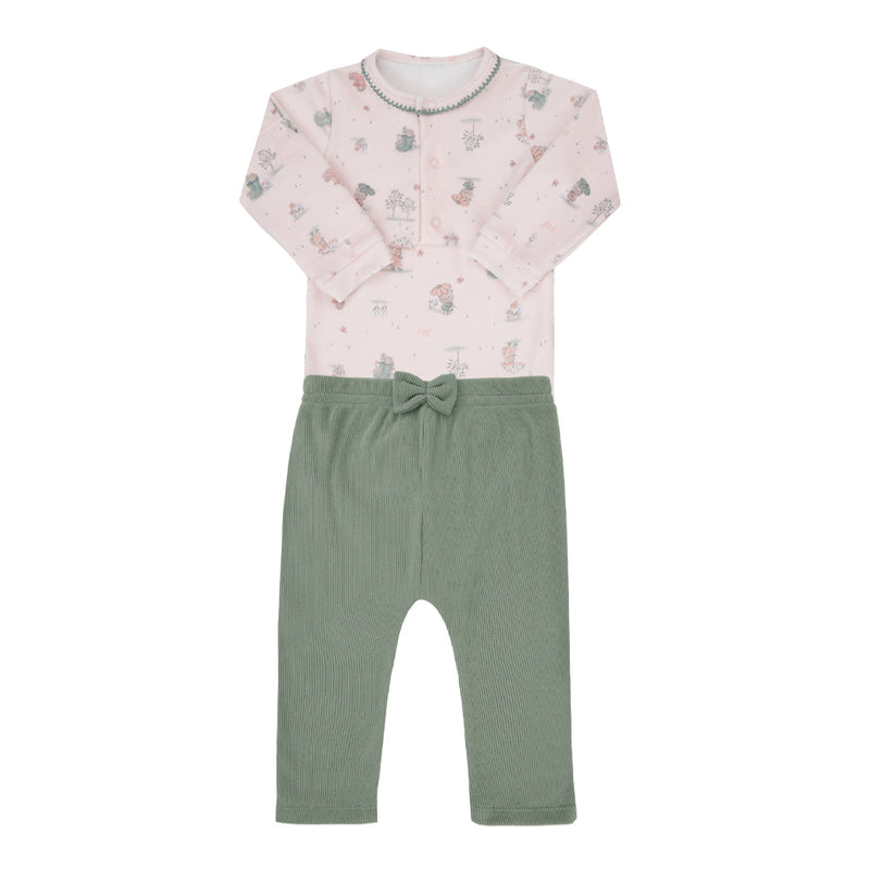 Conjunto Baby Feminino Letut Inverno Plush e Malha com Bordado 3D - Image 5