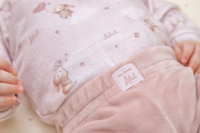 Conjunto Longo Letut Plush Exclusivo Amamentação Inverno Unissex - Image 2