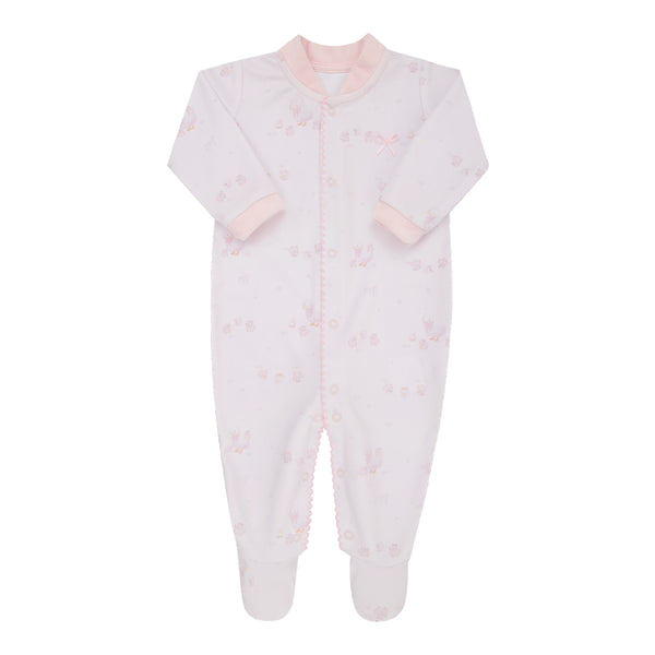 Macacão Longo Letut Plush com Estampa Delicada e Acabamento Artesanal Inverno Letut LT19633