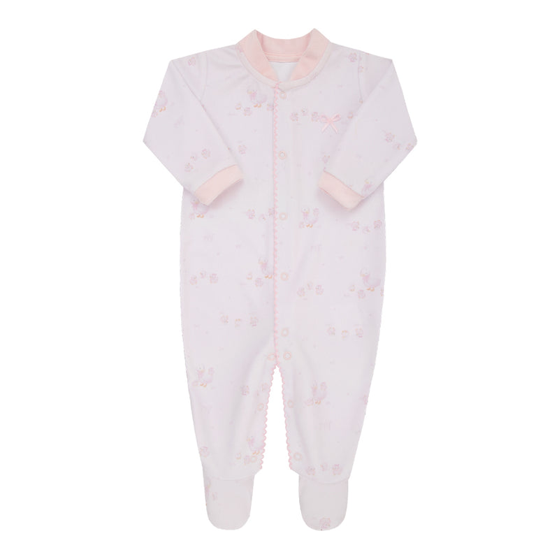 Macacão Longo Letut Plush com Estampa Delicada e Acabamento Artesanal Inverno Letut LT19633 - Image 5
