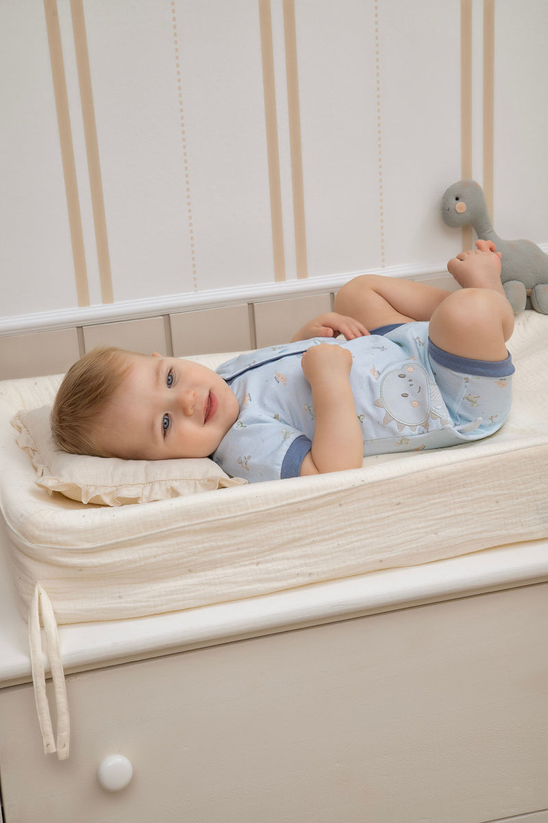 Macacão Curto Letut Bebê Malha Conforto com Bordado Exclusivo Verão Letut LT19667 - Image 2
