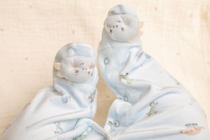 Macacão Longo Bebê Plush com Bordado e Abertura Frontal Letut Inverno Letut LT19629 - Image 2