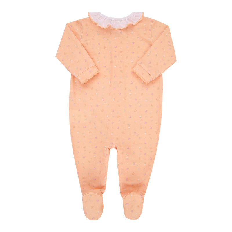 Macacão Longo Feminino Bebê Letut com Pezinho e Estampa de Frutinhas  LT19760 - Image 5
