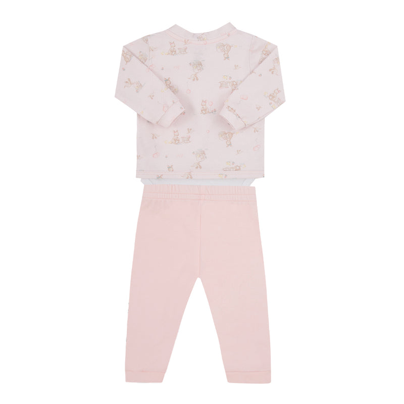 Kit Bebê Enxoval Casaco Body e Calça Estampado Algodão com Elastano - Image 5