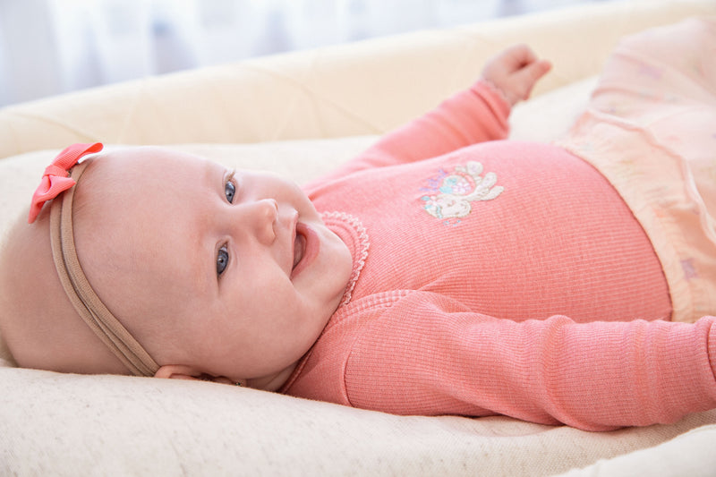 Conjunto Baby Feminino Malha Canelada com Transpasse e Calça com Babado Frufru - Image 2