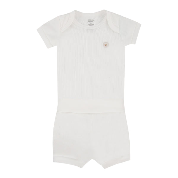 Conjunto Body com Transpasse e Shorts Cós Conforto Letut