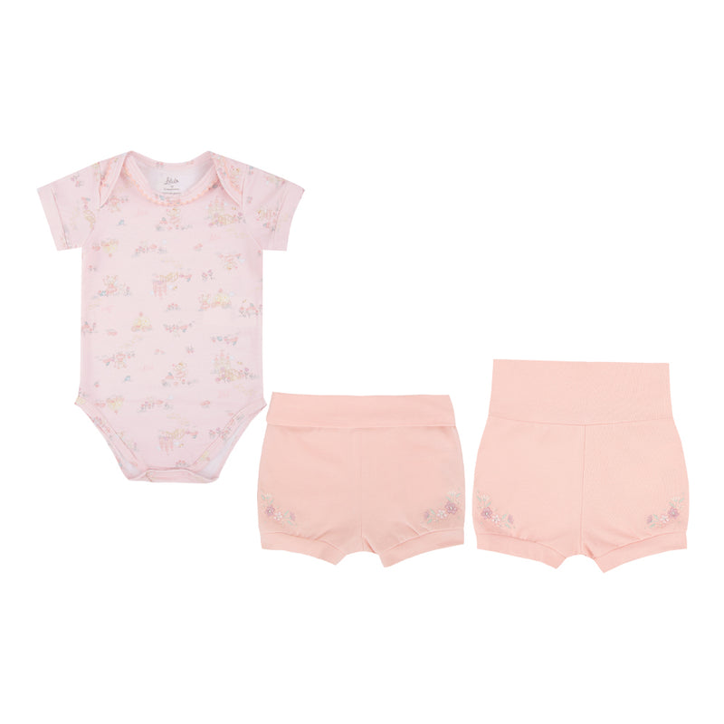 Conjunto Bebê Feminino Malha Conforto com Estampa Fadinhas e Bordado Floral - Image 5