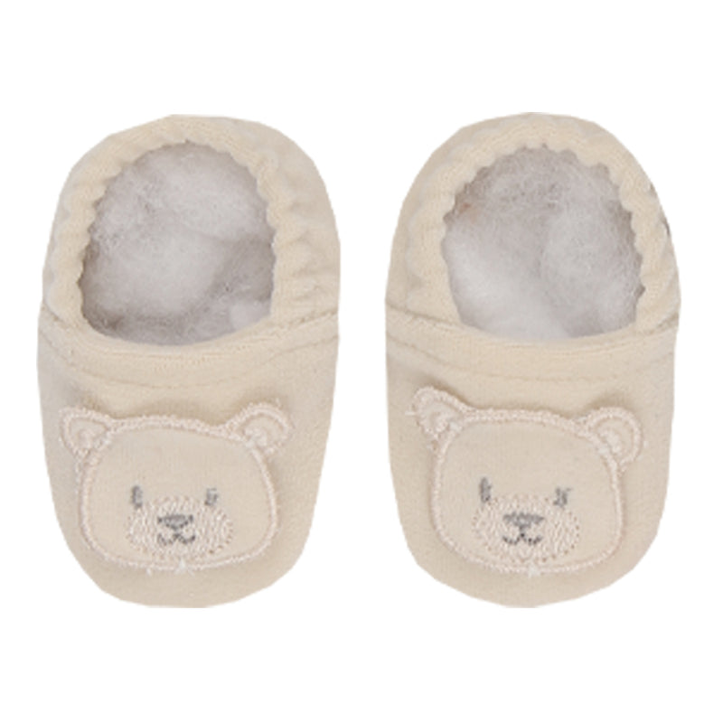 Pantufa Bebê Plush com Bordado de Bichinho e Elástico de Ajuste - Image 2